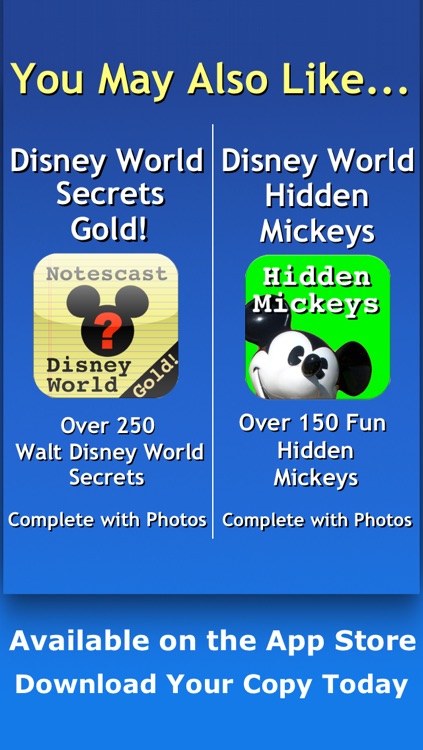 Disneyland Secrets Gold! Notescast screenshot-4