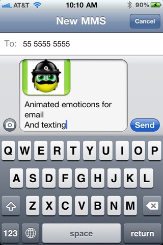 Animated Emoticons for SMS/MMS and Email screenshot 4
