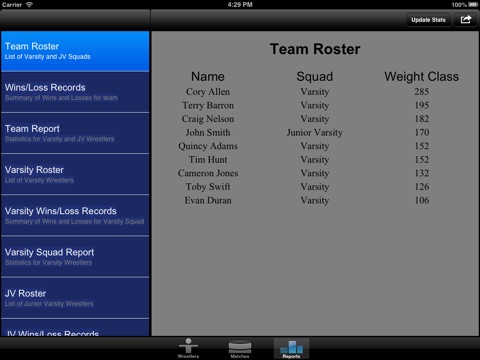 WrestleStats screenshot 3