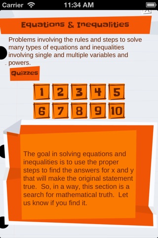 Math Equations screenshot 2