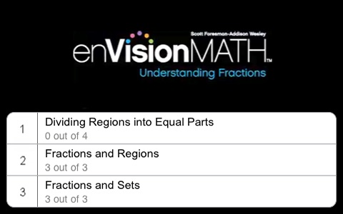 enVisionMATH: Understanding Fractions screenshot 4