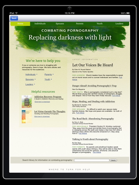 LDS Media OnDemand for iPad screenshot-4