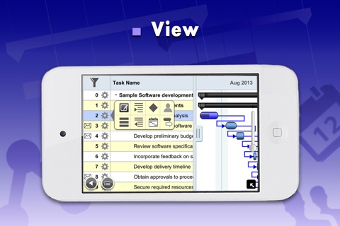 Gantt Pro for iPhone screenshot 3