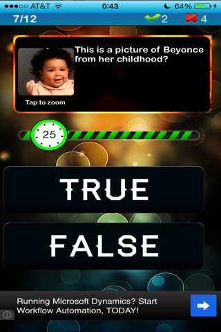 Celebrity Fan Quiz - Beyonce edition screenshot 3