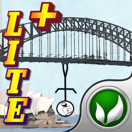 Bungee Stickmen - Australian Landmarks {LITE +} iOS App