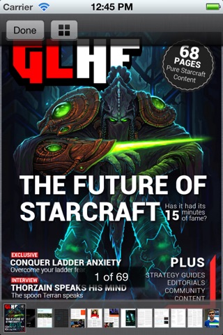 GLHF Magazine screenshot 2