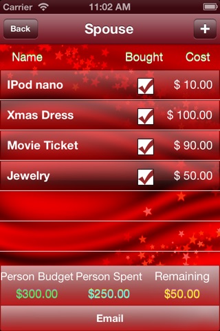 Xmas Budget screenshot 4