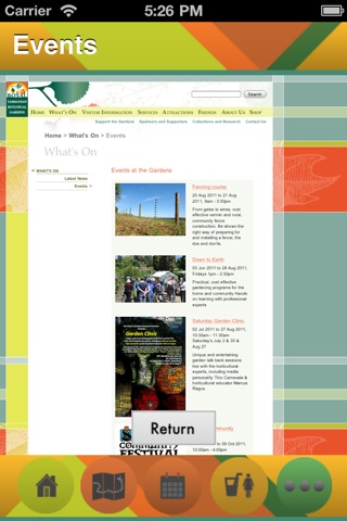 Royal Tasmanian Botanical Gardens : Official iPhone App screenshot 3