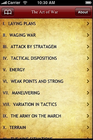 Art Of War By Sun Tzu screenshot 2