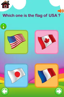 Game screenshot First Step Country : Fun and Learning General Knowledge Geography game for kids to discover about world Flags, Maps, Monuments and Currencies. apk
