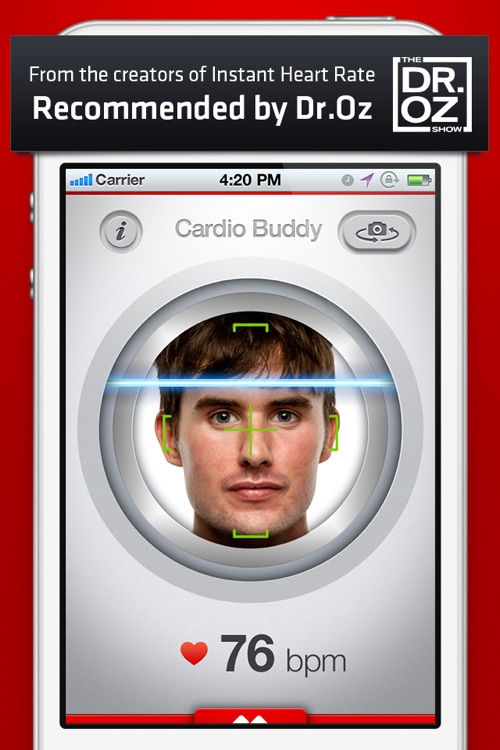 Cardio Buddy Free - Touchless Camera Heart Rate Monitor by Azumio
