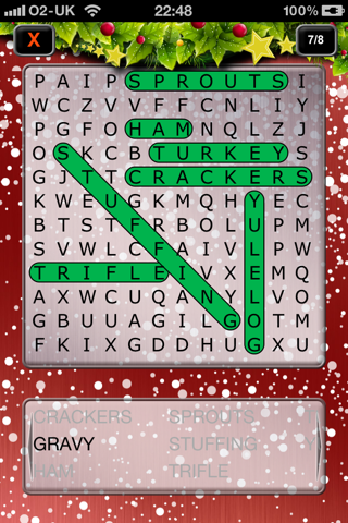 Word Search Xmas Party screenshot 4