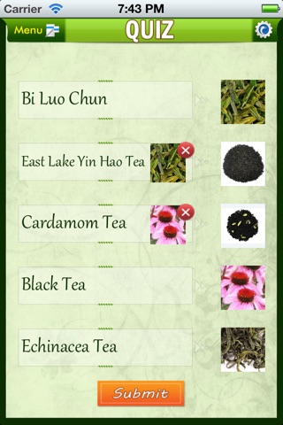 Tea Catalog screenshot 2