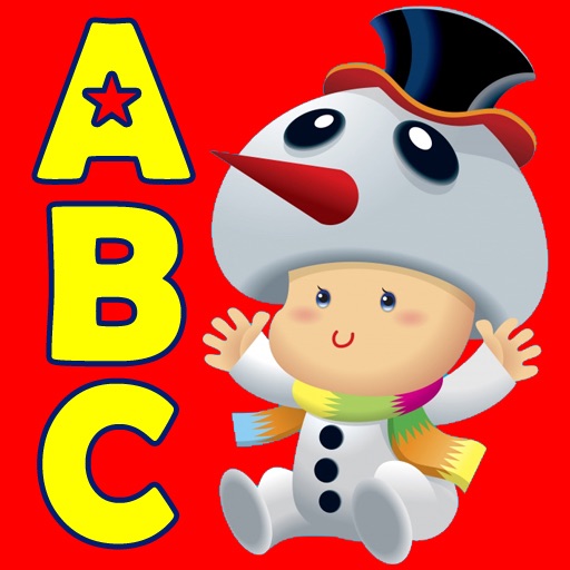 ABC Christmas Nursery Rhymes -Talking Voice Alphabet Flashcards Kids Games icon