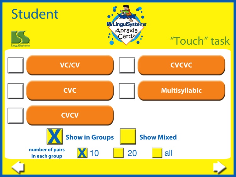 LS Apraxia Cards