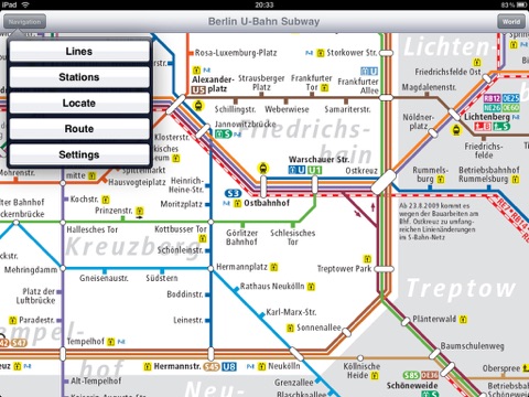 Berlin Subway for iPad screenshot 2