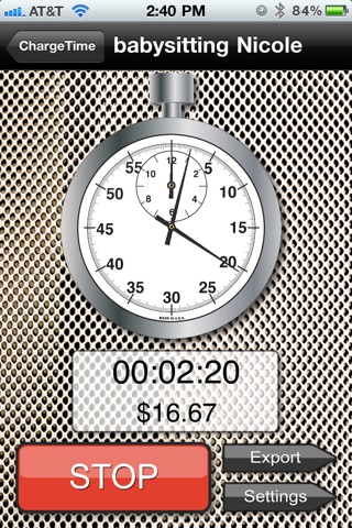 ChargeTime: A Charge Clock for Professionals screenshot 3