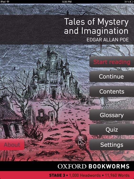 Tales of Mystery and Imagination: Oxford Bookworms Stage 3 Reader (for iPad)