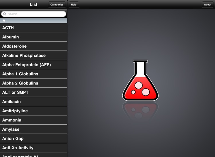 Lab Values for iPad