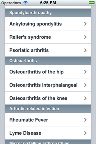 Reumatologia screenshot 3