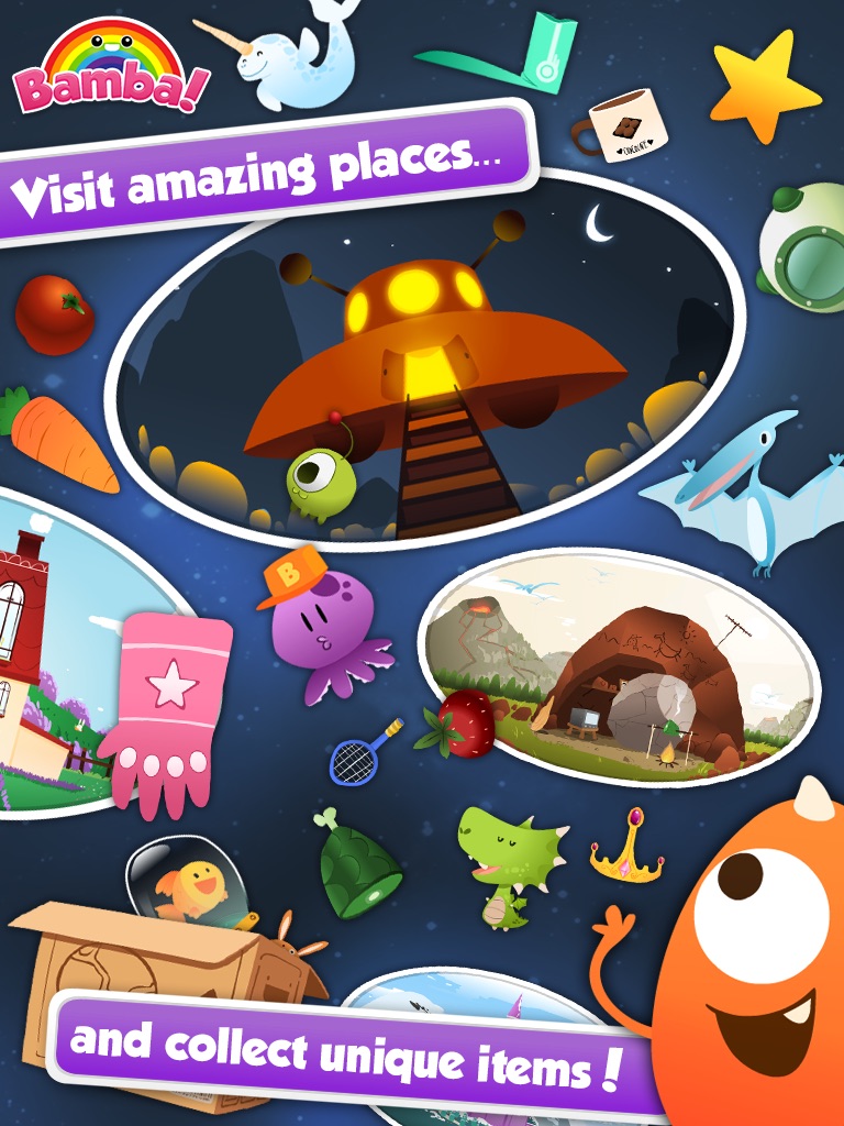 Bamba Craft - Kids draw, doodle, color and share their creations online hack tool