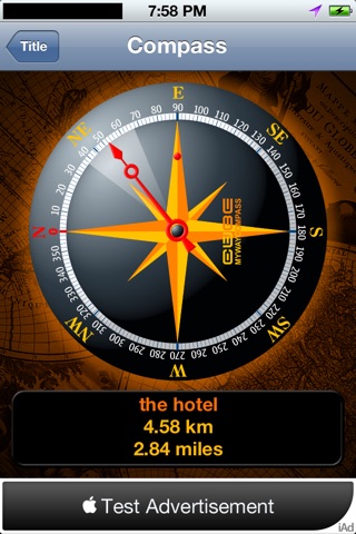 My Way Compass Lite screenshot 2