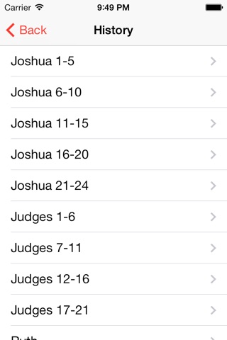 Yearly Bible Reading Schedule screenshot 2