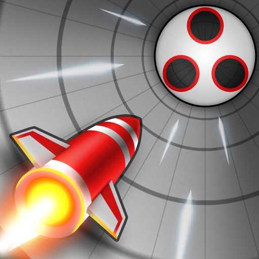 Tunnel Rocket 3D Icon