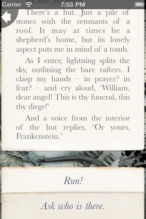 Frankenstein, for iPad and iPhone screenshot-3
