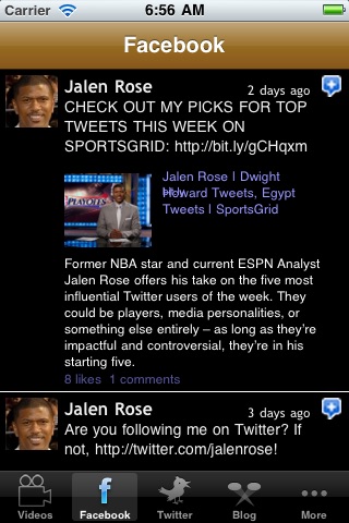 Official Jalen Rose screenshot 2