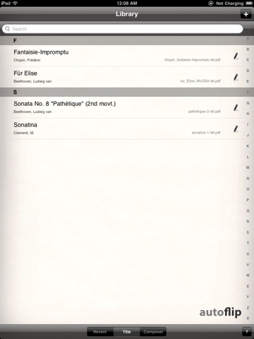 Autoflip - Sheet Music Viewer screenshot 2