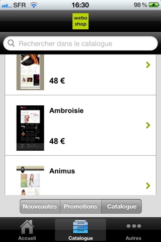 webo-shop screenshot 3