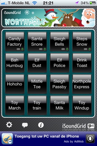 ISoundGrid Northpole for iPhone screenshot 2