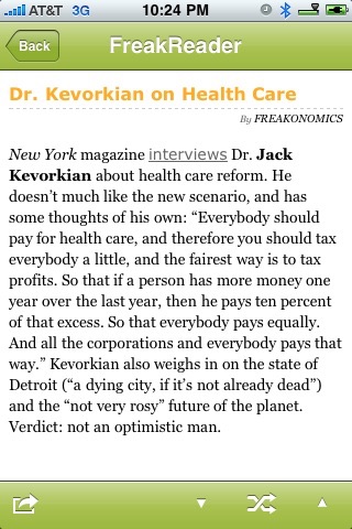 FreakReader (Freakonomics Reader)