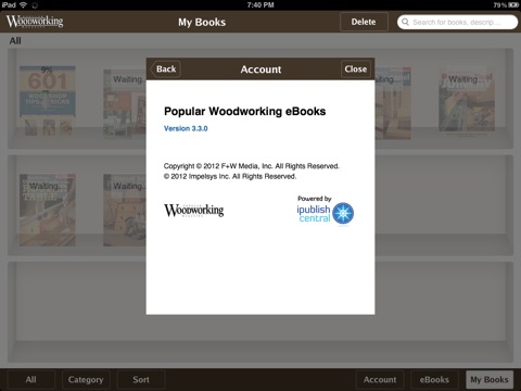 Popular Woodworking eBooks screenshot 3