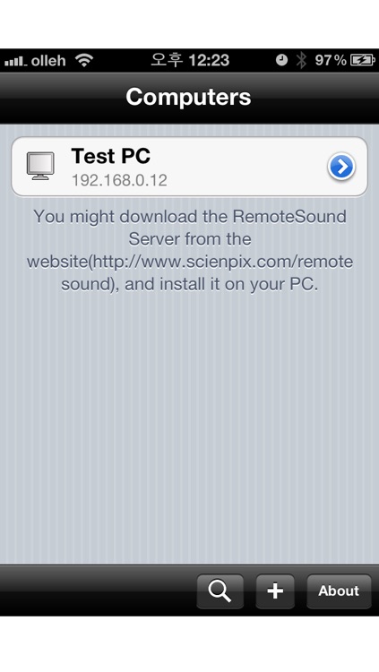 RemoteSound Lite - Using the iOS device as PC Speaker