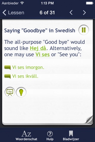 Presenting yourself  – Introductory Swedish screenshot 2