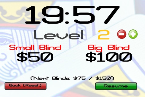 Easy Poker Timer - Tournament Blind Clock screenshot 3