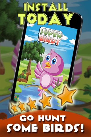 Splashy Birdy Shooter - Tiny Bird Shooting Adventure HD FREE screenshot 3