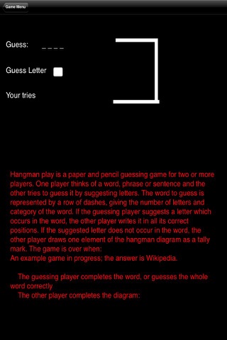 Hangman - Free for iPhone screenshot 2