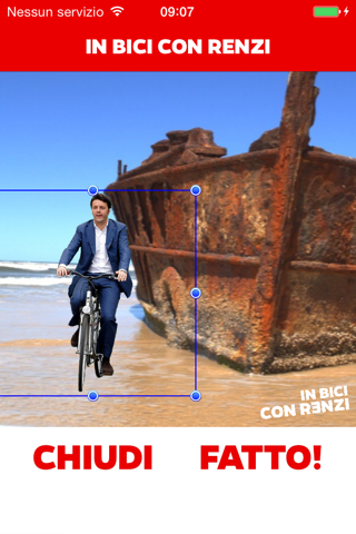 In bici con Renzi screenshot 2
