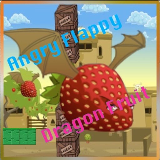 Angry Flappy Dragon Fruit Fun Cute Game Pro iOS App