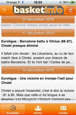 Basket Info screenshot 2