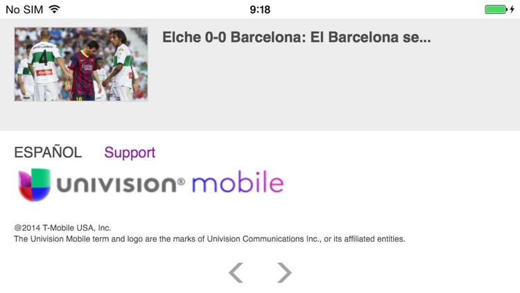 Univision Mobile screenshot-3