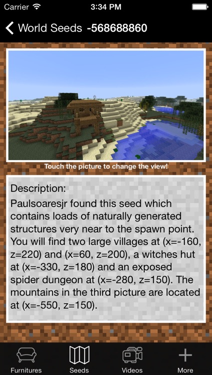 Furniture and Seed Guide for Minecraft screenshot-3