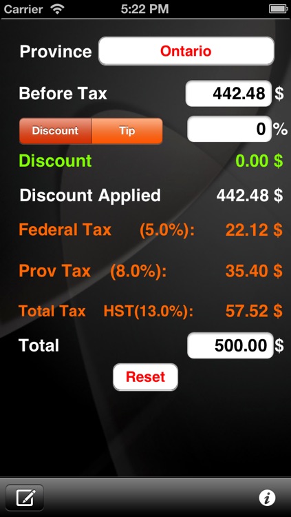 CaTax - Sales Tax Calculator