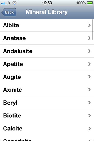 Mineral Identifier screenshot 3