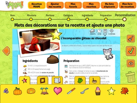 Livre de recettes MIAM! screenshot 3