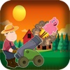 Pink Piggie Farm Cannon - Save the Pigs!