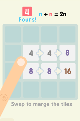 Fours! inspired by 2048 screenshot 4